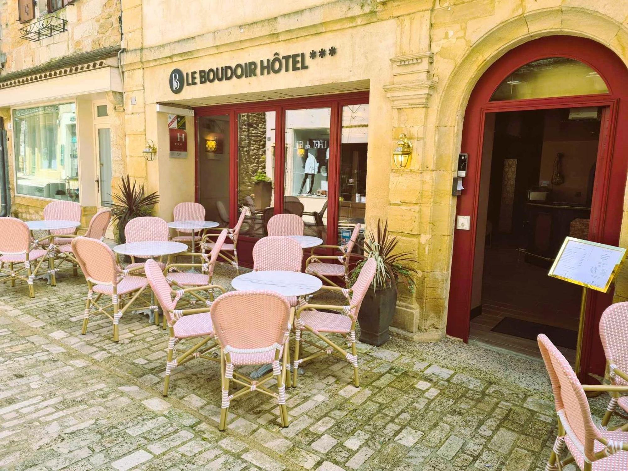 Logis Hotel Le Boudoir Belvès Exterior foto